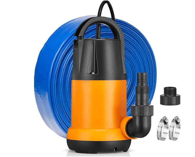 Commercial Bilge Pump + 25 ft Hose